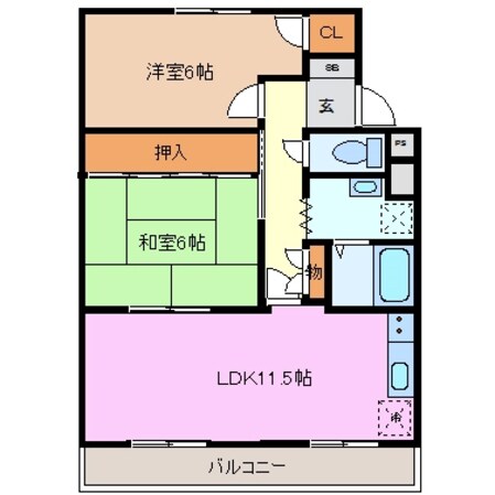 伊勢朝日駅 徒歩37分 3階の物件間取画像